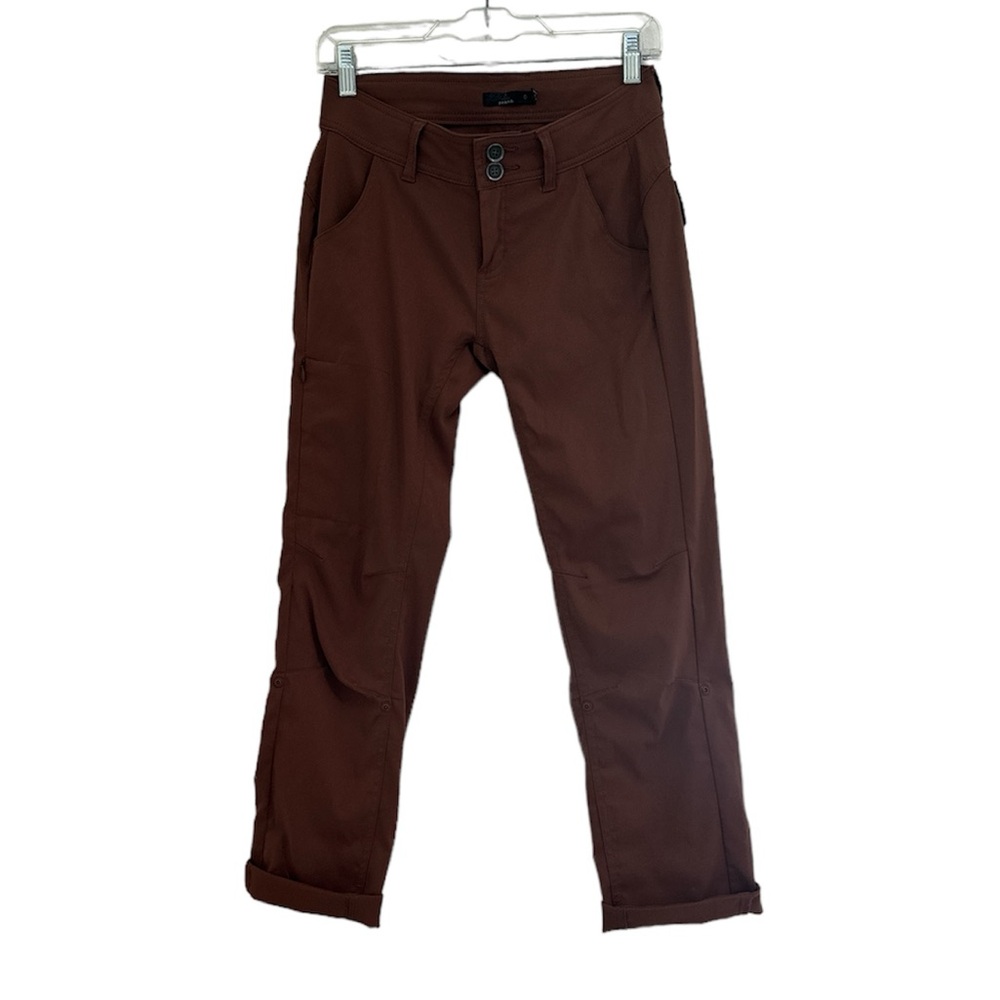 Prana Halle Pants Women Size 0 Rusty Brown
